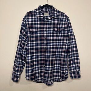 🍂JACHS Button Up Plaid Flannel Long Sleeve Shirt